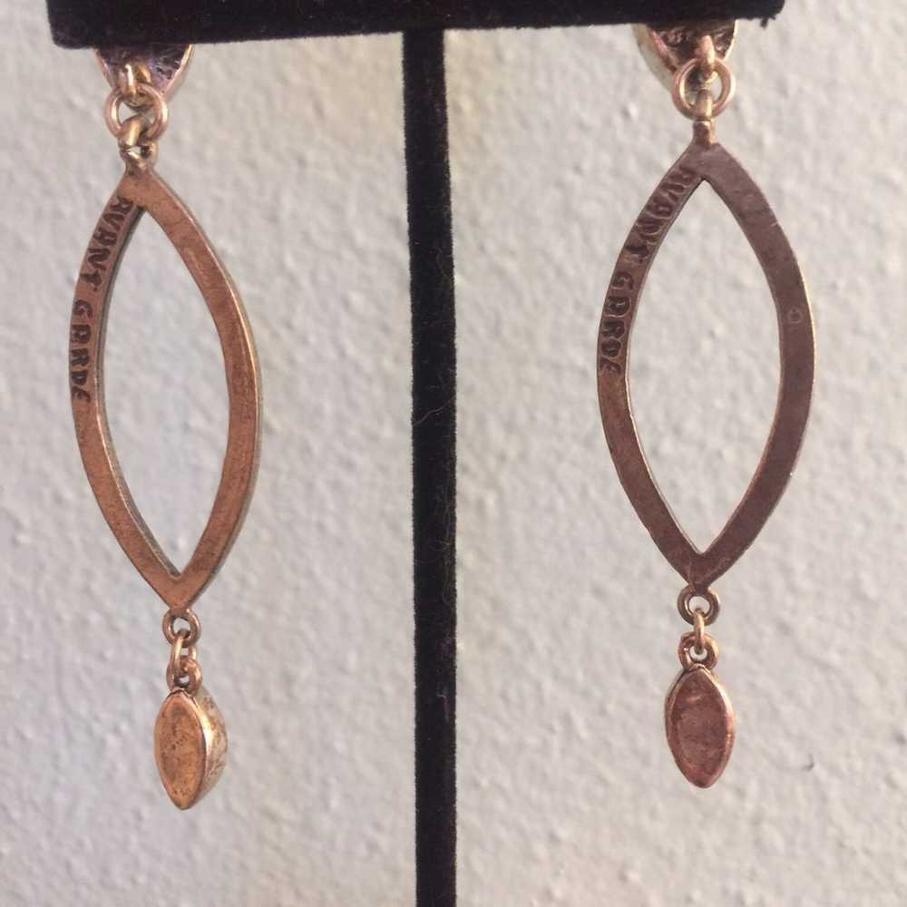 Vintage Avant Garde Dangle earrings - image 2