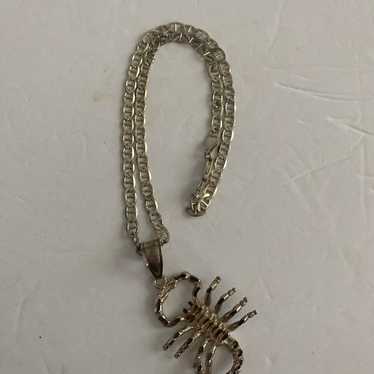 Sterling Scorpion necklace