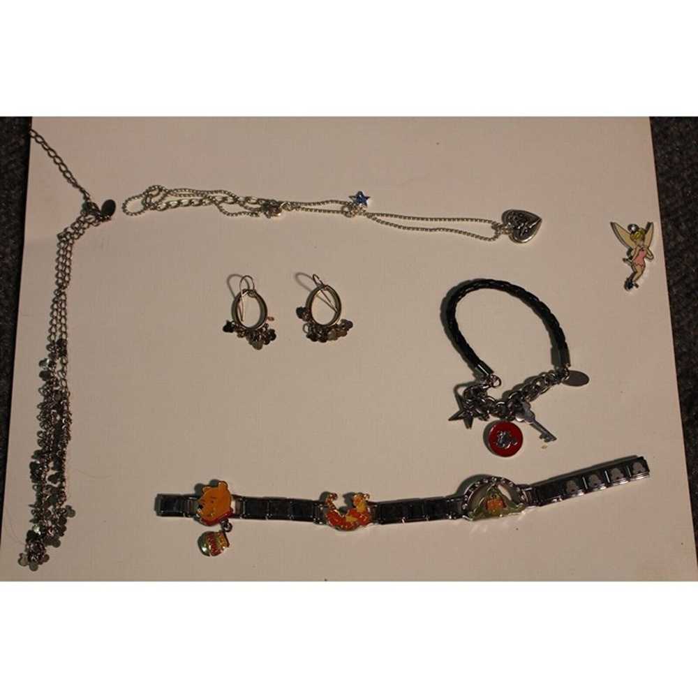 Vintage Disney Mickey Mouse & Tinker Bell Jewelry… - image 1