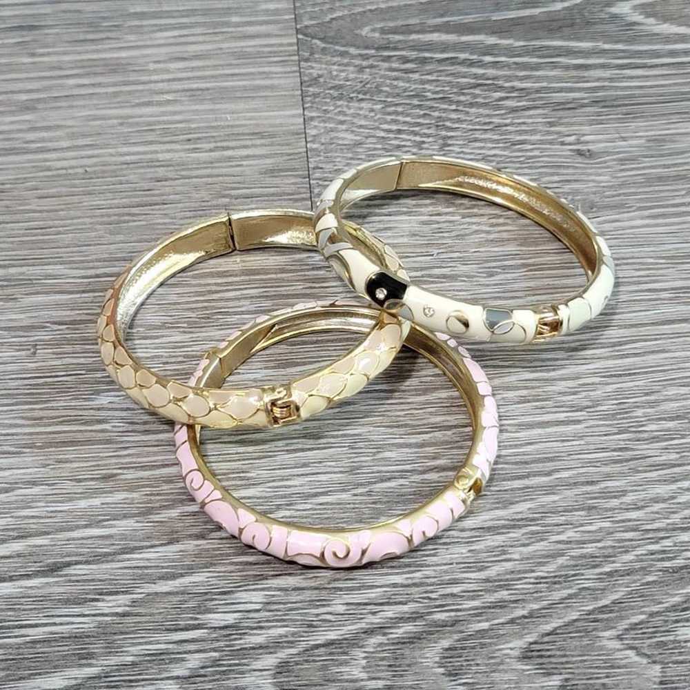 Vintage Gold Bangle Bracelets - image 7