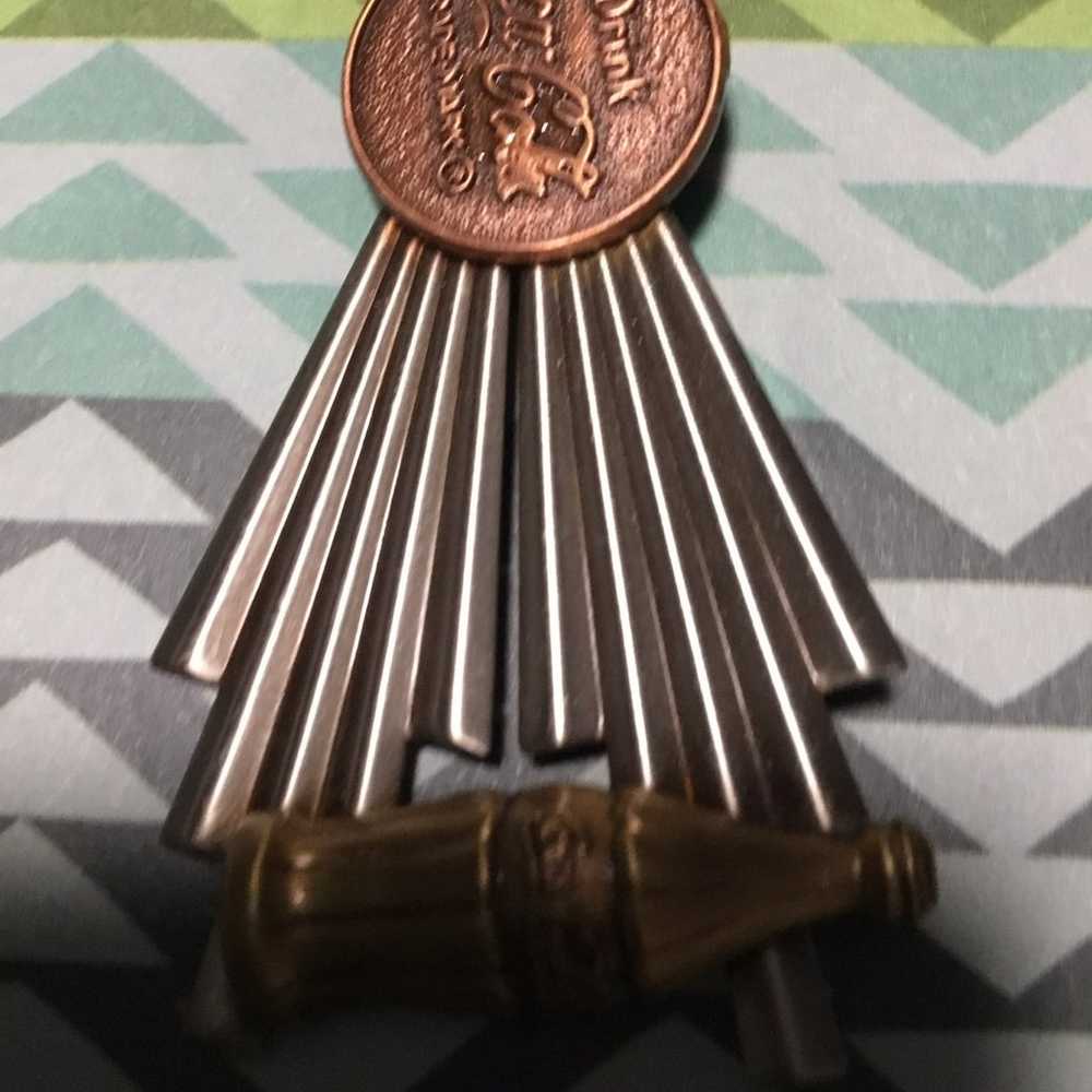 Copper colored Coca Cola pin - image 3