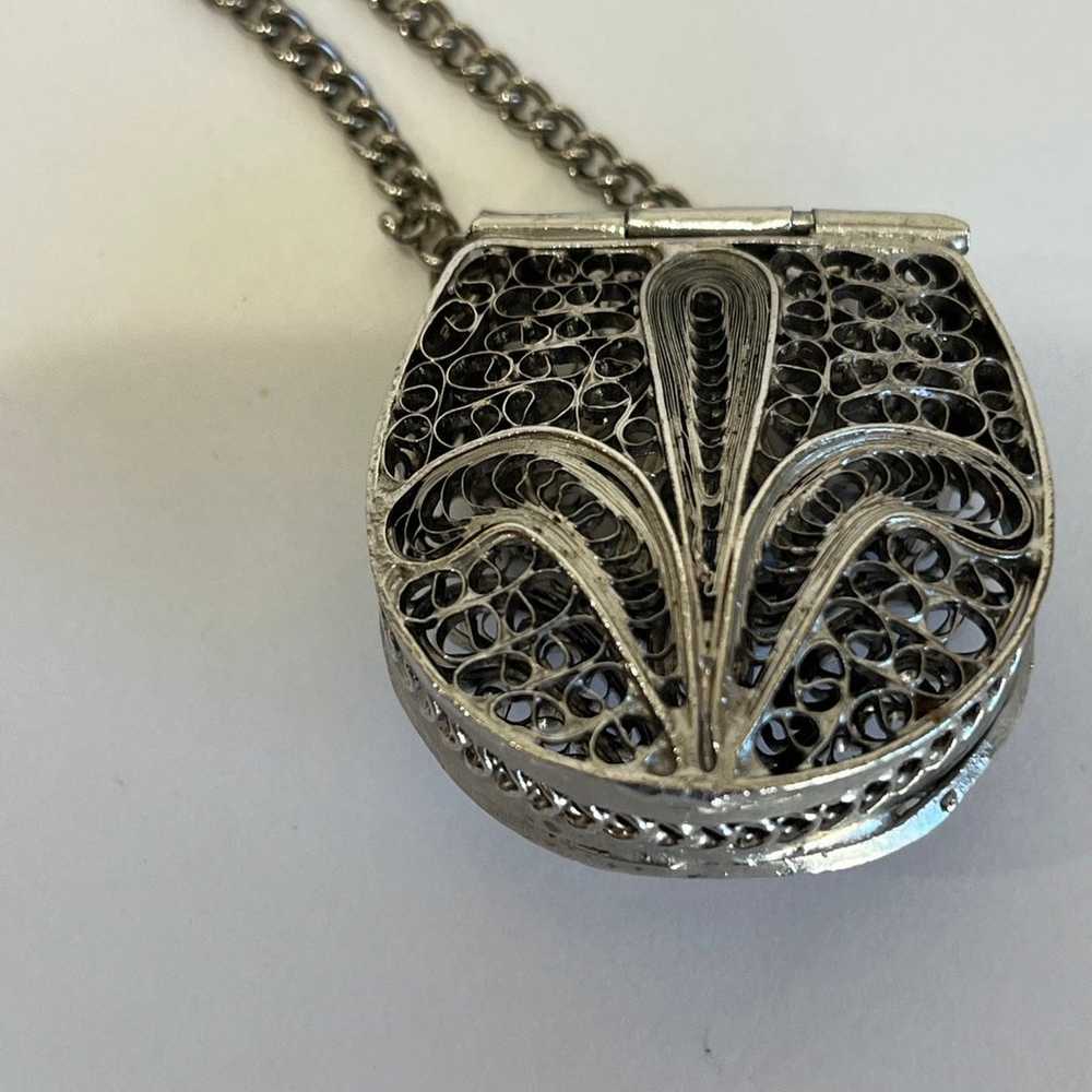 Vintage Coin Purse Long necklace - image 4