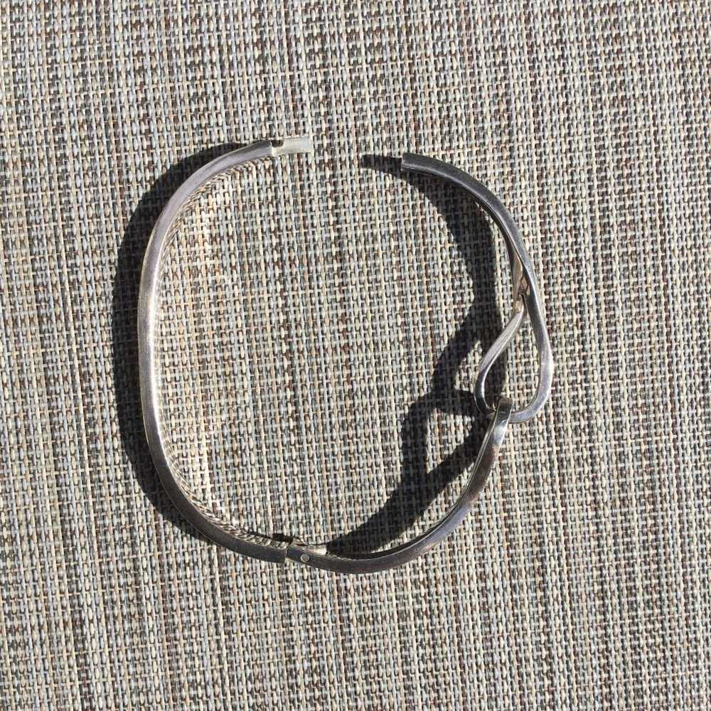 925 Sterling Silver Infinity Bracelet - image 6