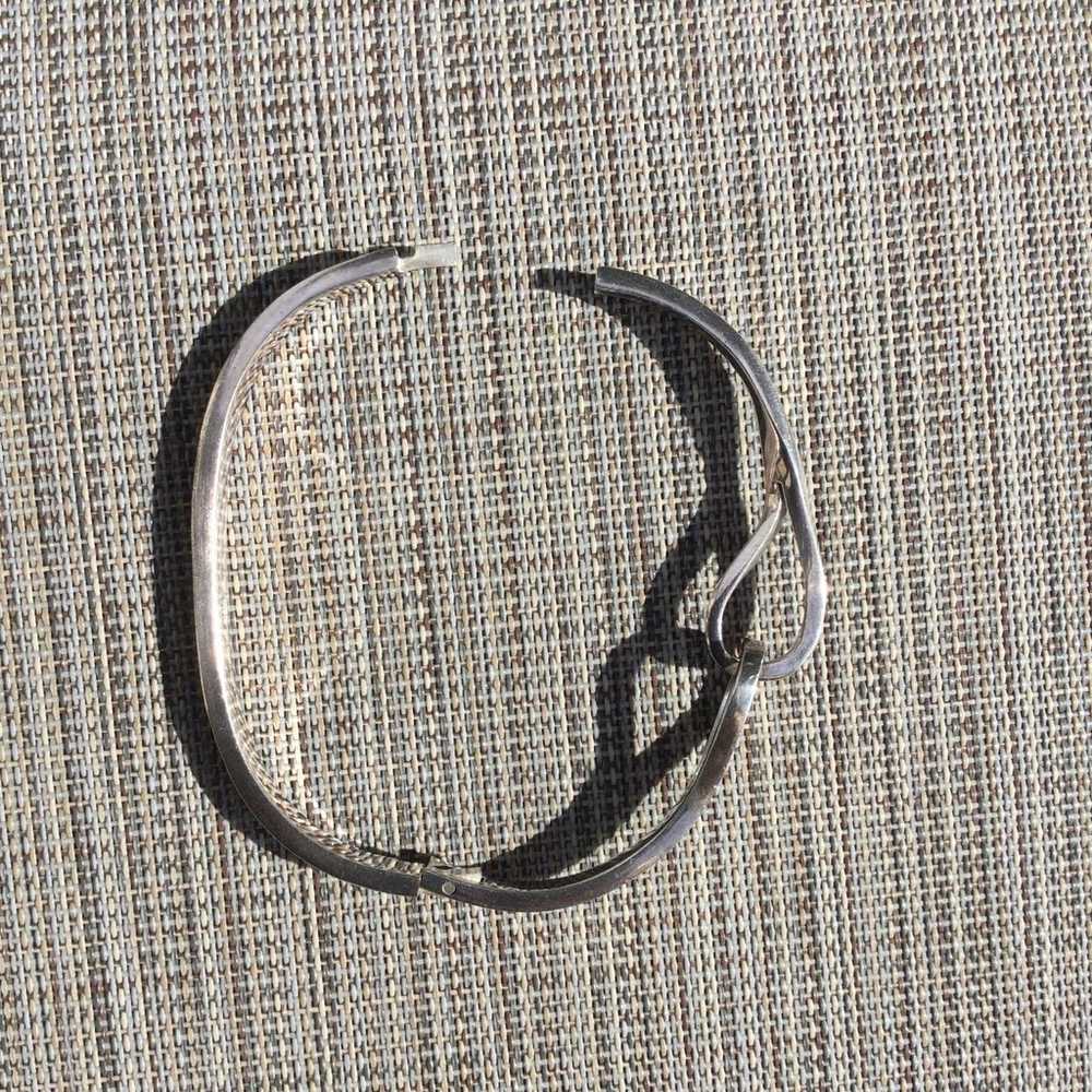 925 Sterling Silver Infinity Bracelet - image 7