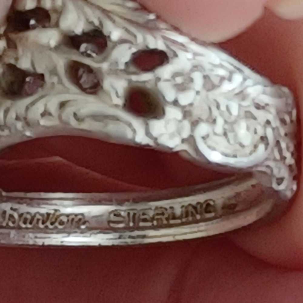 REED& BARTON STERLING SPOON RING-SZ5 - image 2