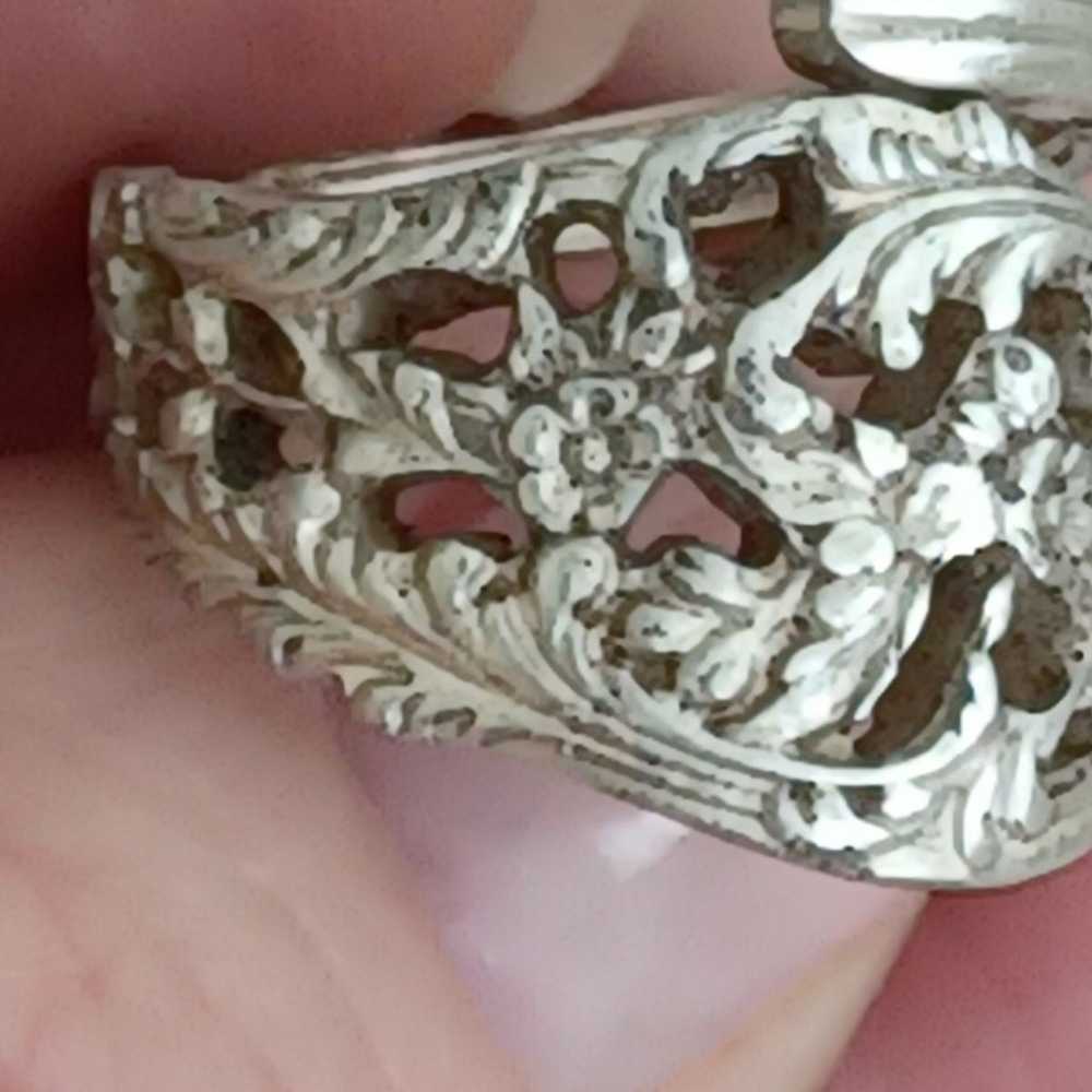 REED& BARTON STERLING SPOON RING-SZ5 - image 4