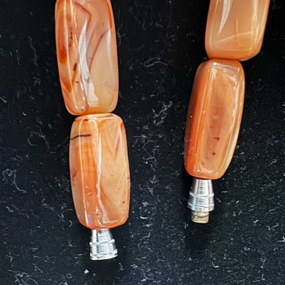 Estate Carnelian Agate Necklace - image 6