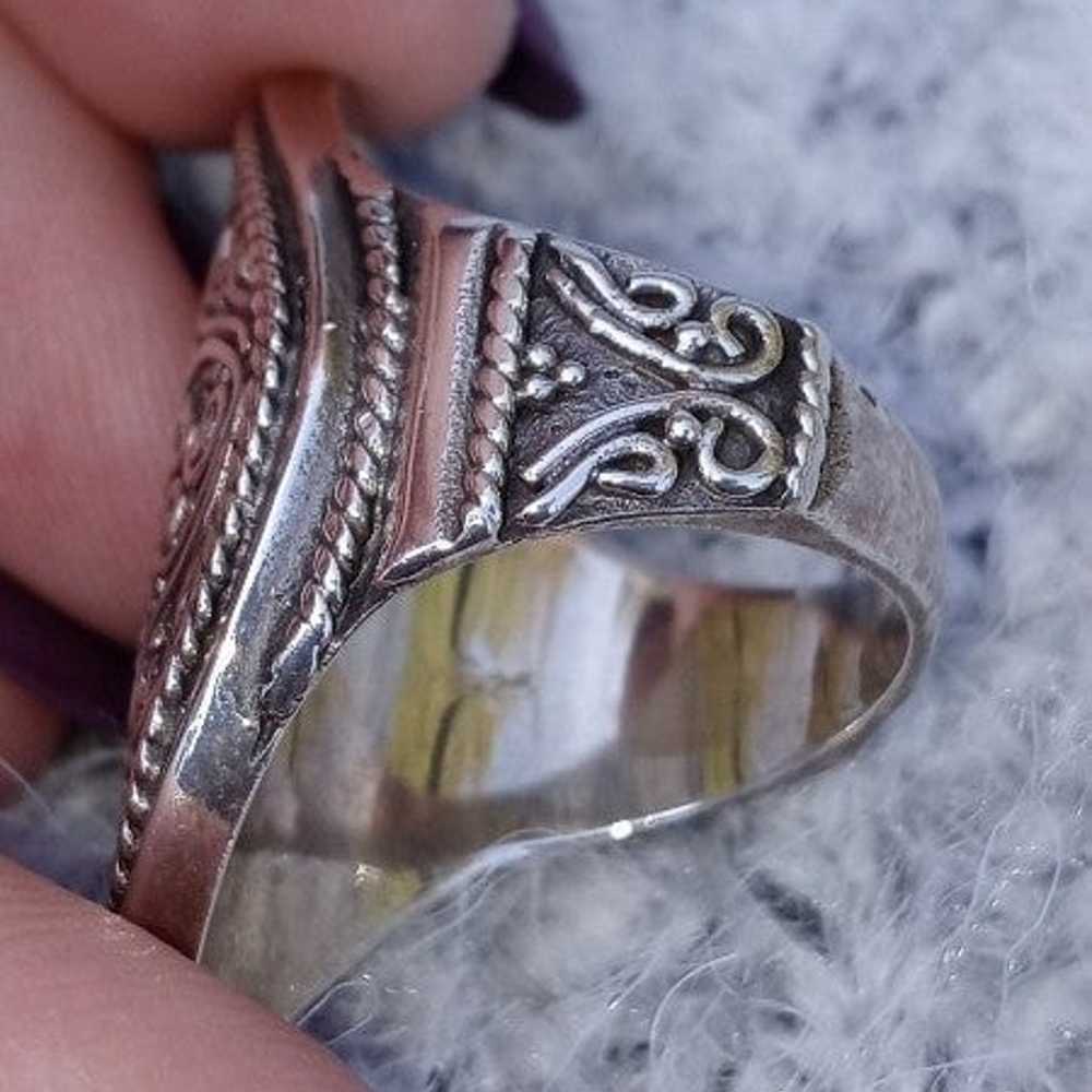 Artisan Crafted in Bali Sterling Silver Ring - image 12