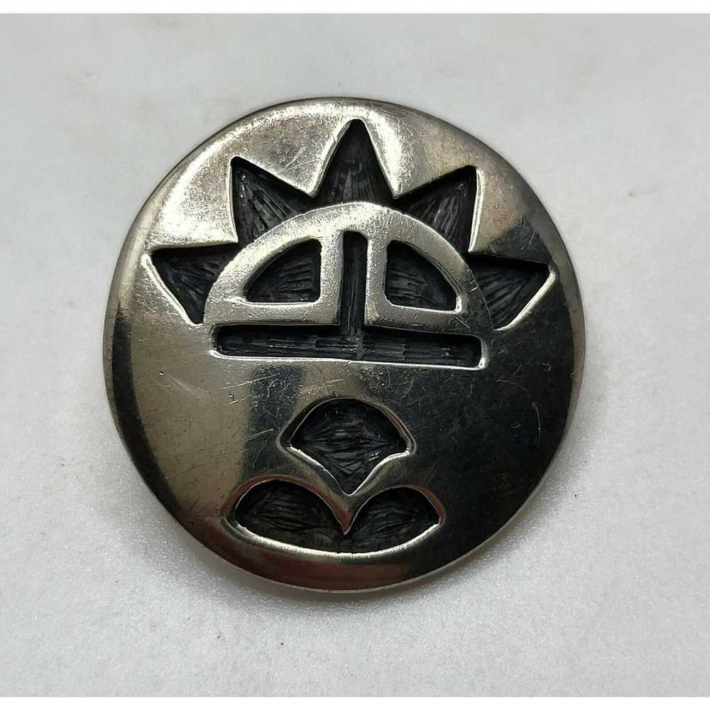 Vtg Sterling Silver Native American Southwestern … - image 3