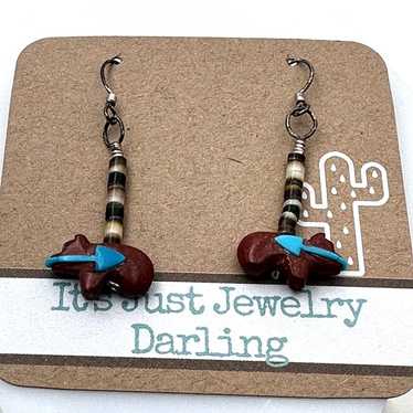 Darling Vintage Native American Navajo Turquoise Heishi Sterling Silver Necklace Darling Vintage Native American Navajo Turquoise Heishi Sterling Silver Necklace