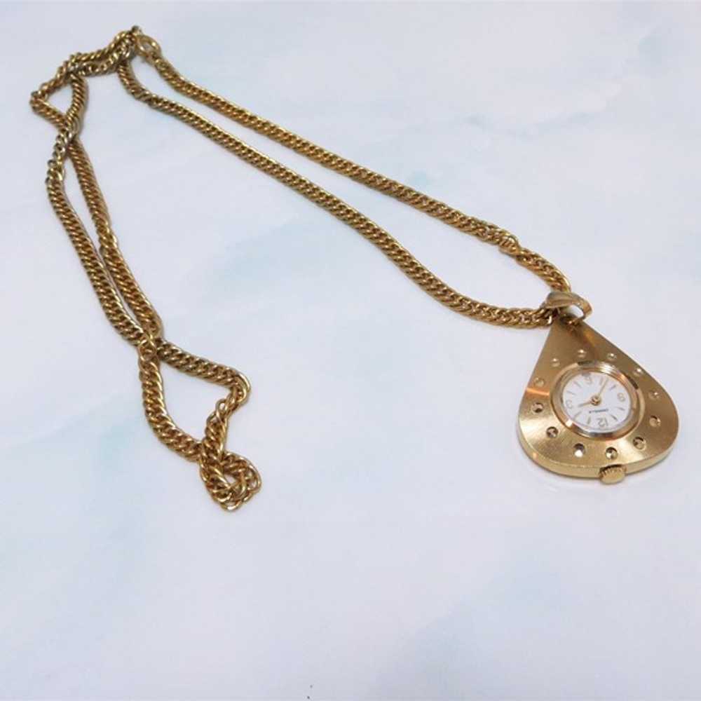 Original Captivating Vintage Yellow Gold Plated C… - image 2