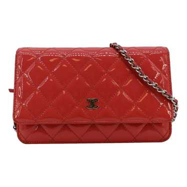 Chanel Wallet on Chain patent leather crossbody b… - image 1