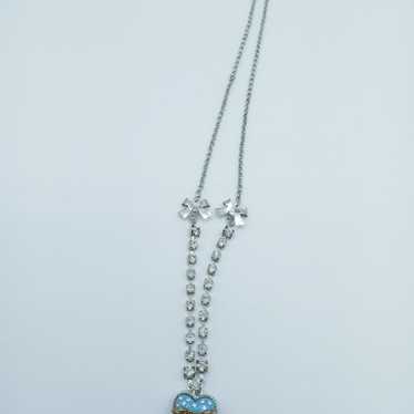 Vintage Betsy Johnson heart necklace - image 1