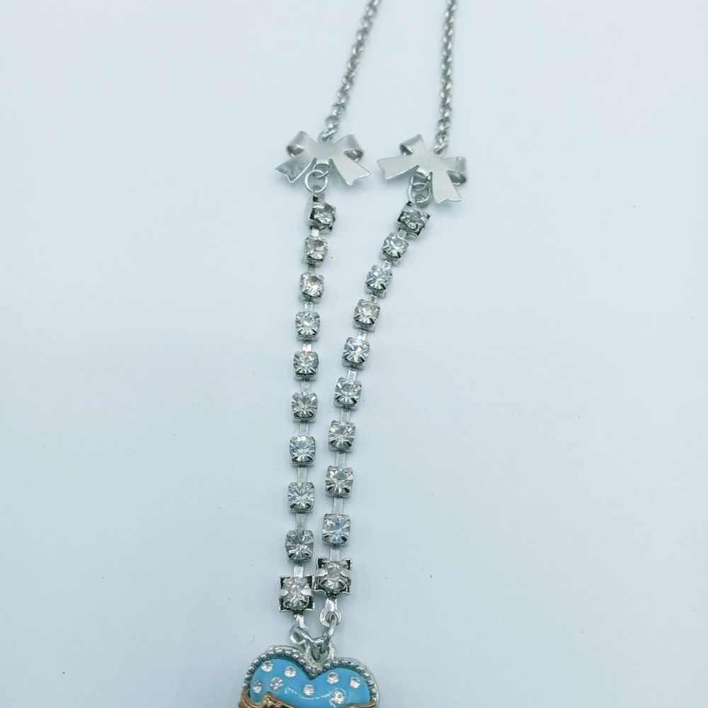 Vintage Betsy Johnson heart necklace - image 5