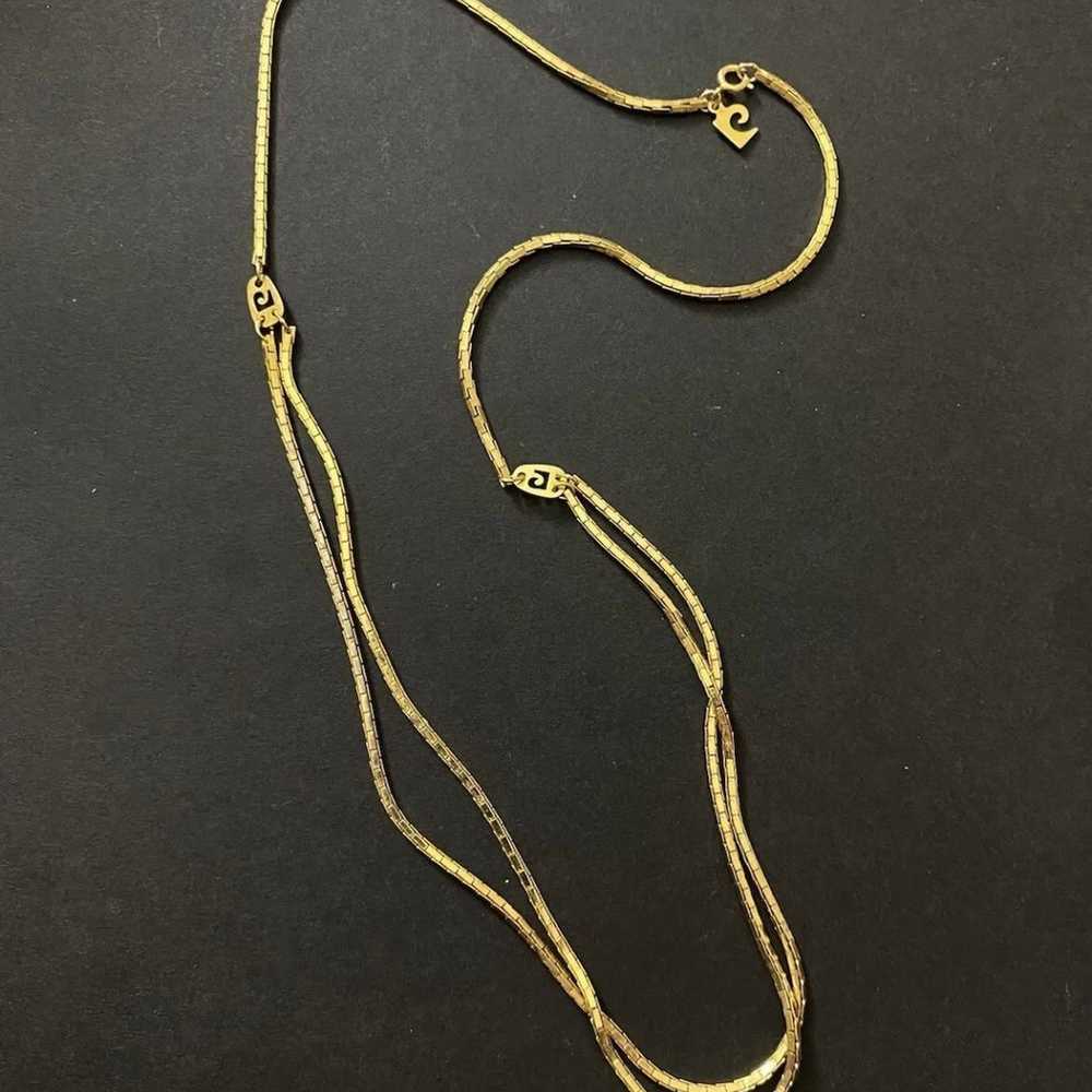 Vintage PIERRE   CARDIN  Gold Tone Chain Necklace - image 5