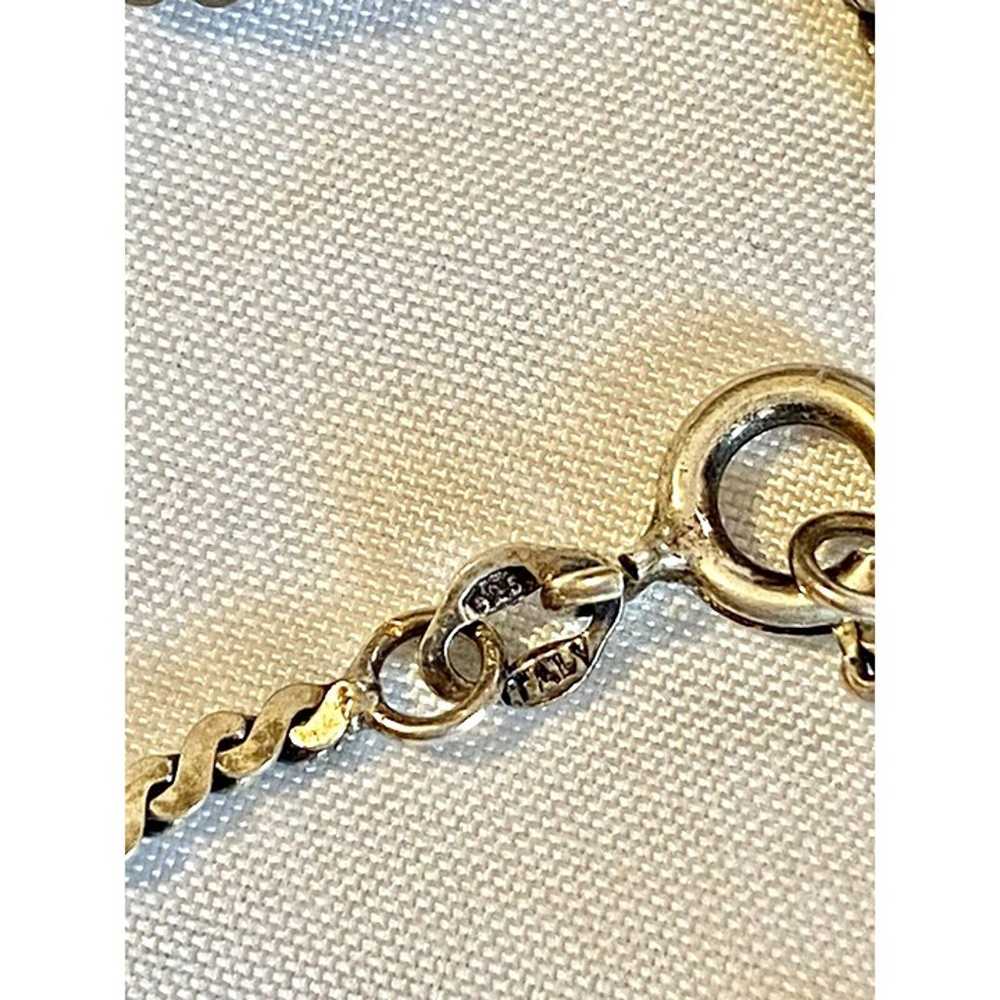 Vintage Sterling Silver Italian S Chain With Smok… - image 4