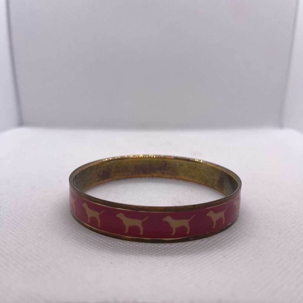 Victoria Secret PINK Vintage Dog Logo Bangle Brac… - image 8