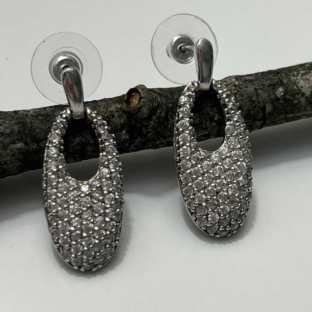 earrings Vintage ATI Thailand Sterling Silver 925… - image 3