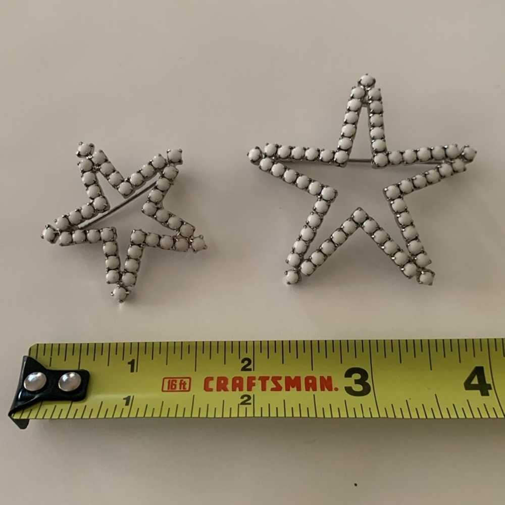 Vintage Vogue Jlry Star Brooch Pin Lot of 2 State… - image 9