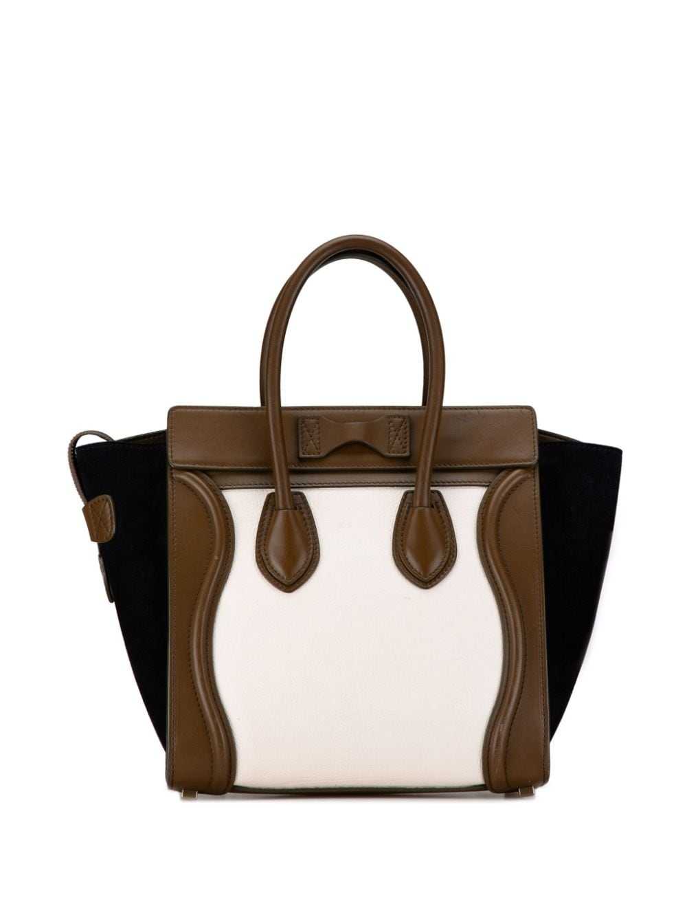 Céline Pre-Owned 2014 Micro Tricolor Luggage Tote… - image 2