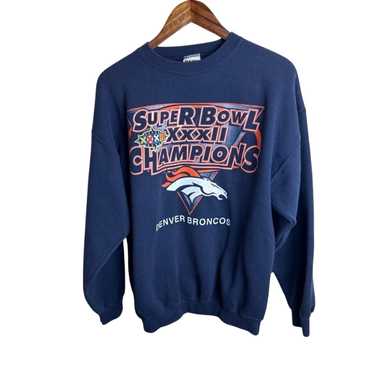 Tultex Vintage 90s Denver Broncos NFL Super Bowl … - image 1