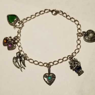 Franklin Mint Sterling Charm Bracelet - image 1