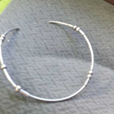 vintage sterling choker - image 1