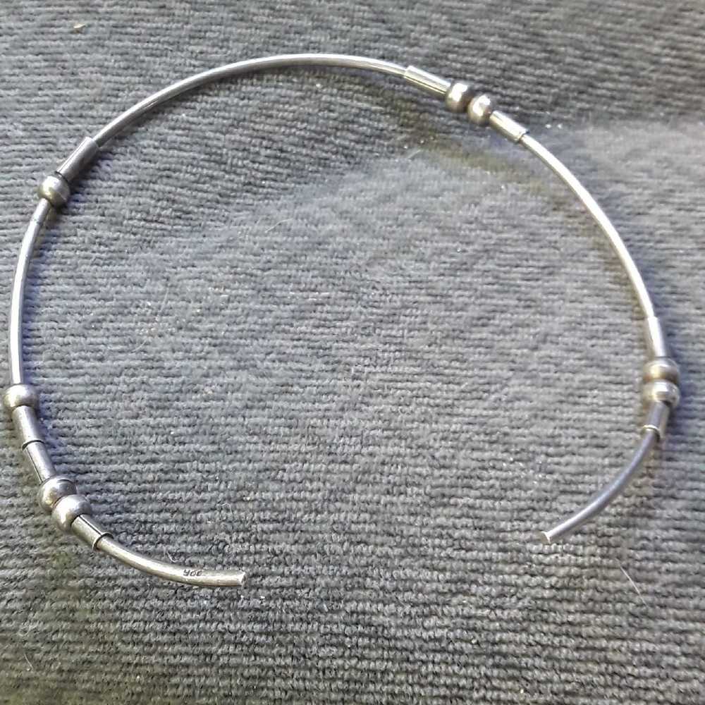 vintage sterling choker - image 5