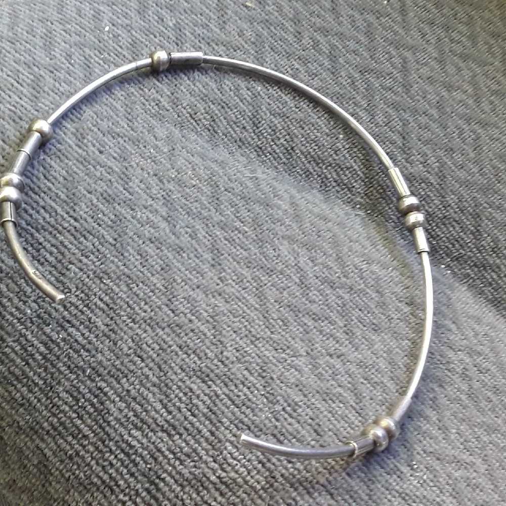 vintage sterling choker - image 6