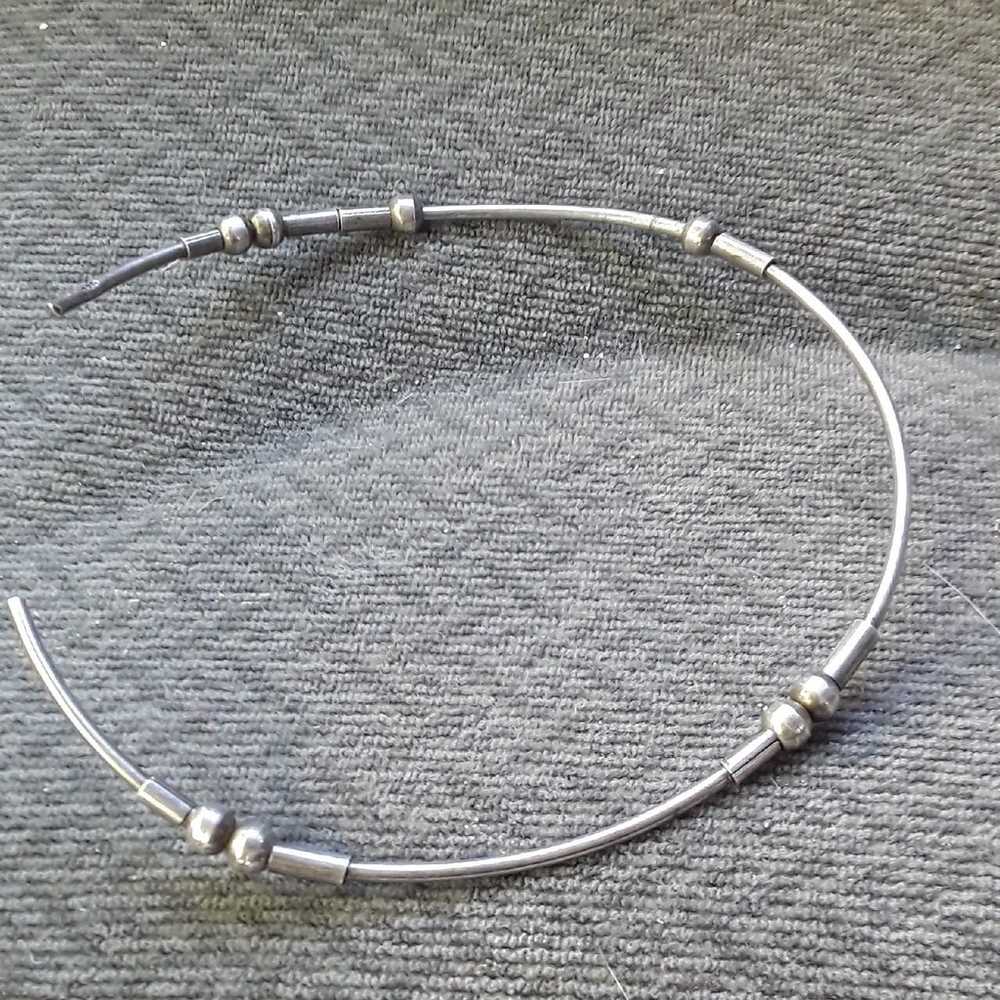 vintage sterling choker - image 7