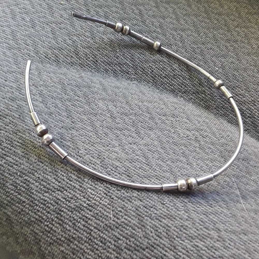 vintage sterling choker - image 8