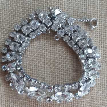 Eisenberg Ice Crystal Clear Rhinestones Signed Vi… - image 1