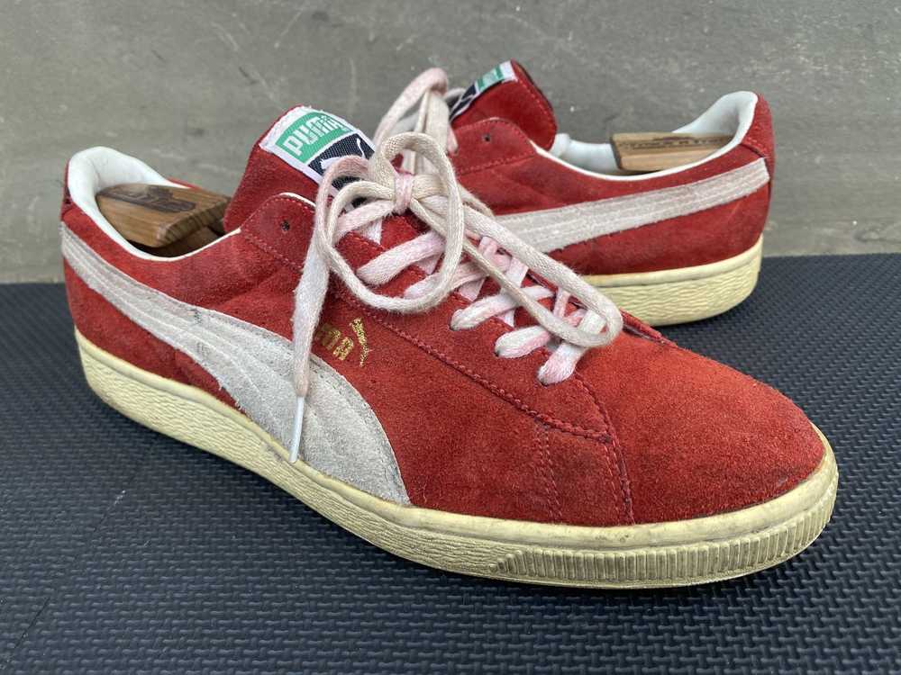 Puma × Vintage Vintage Puma Suede Red Vintage Low… - image 1