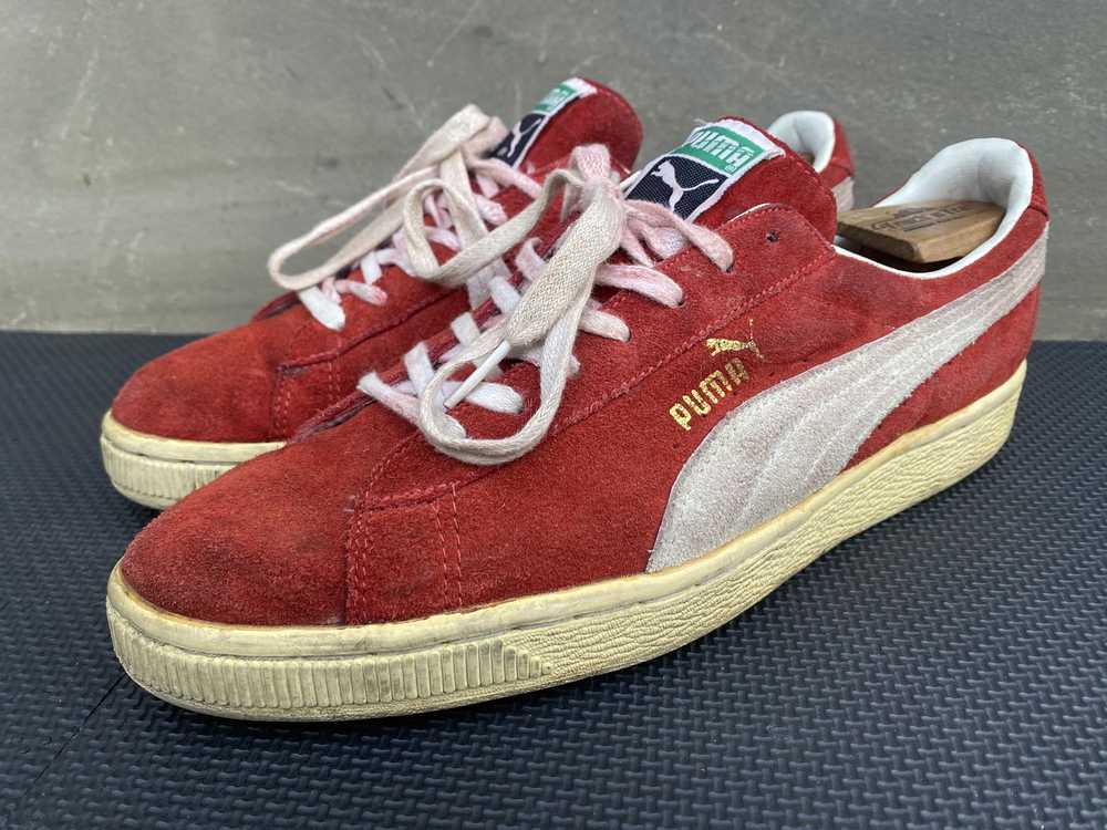 Puma × Vintage Vintage Puma Suede Red Vintage Low… - image 3