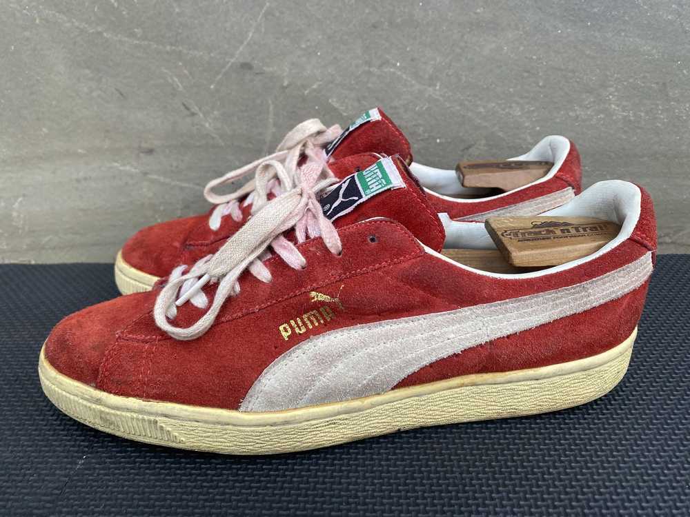 Puma × Vintage Vintage Puma Suede Red Vintage Low… - image 4