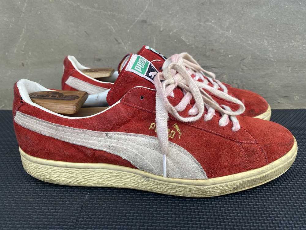 Puma × Vintage Vintage Puma Suede Red Vintage Low… - image 5