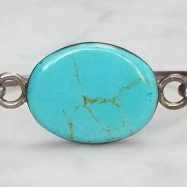 Turquoise sterling silver bracelet - image 1