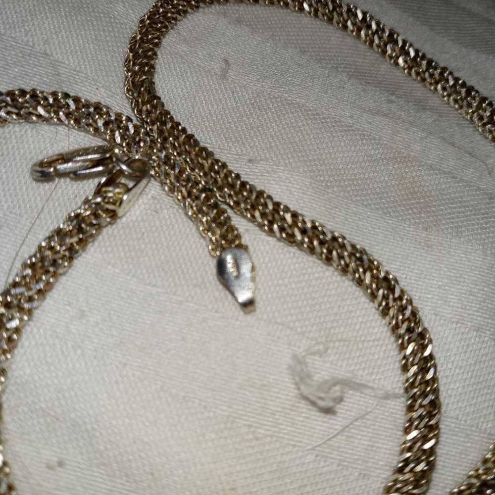 Silver Glitter Necklace - image 3