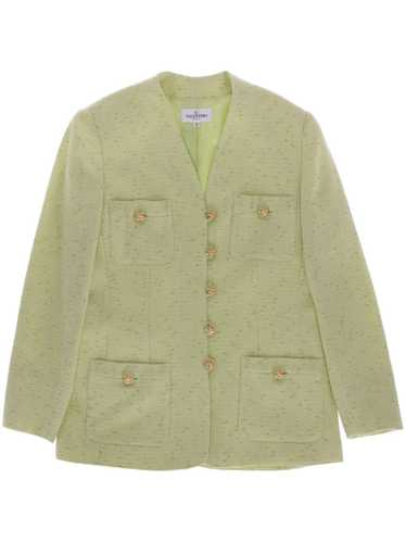 Valentino Garavani Pre-Owned 1980s collarless jac… - image 1