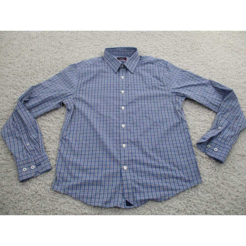 UNTUCKit UNTUCKit Shirt Mens Small Blue Slim Butt… - image 2