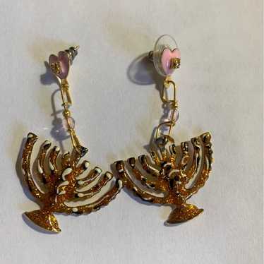 “Lunch at the Ritz” vintage Hanukah earring