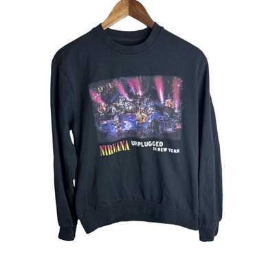 Purchases UO Nirvana Unplugged Distressed Crewneck Sweatshirt