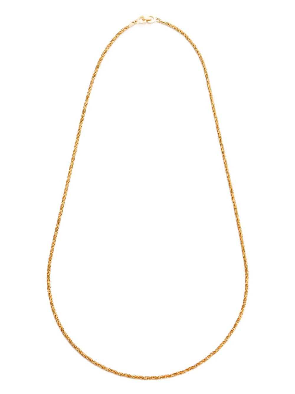 Christian Dior Pre-Owned CD chain necklace - Gold - image 1