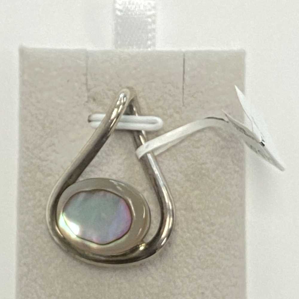 Sterling Silver 925 Abalone pendant - image 1