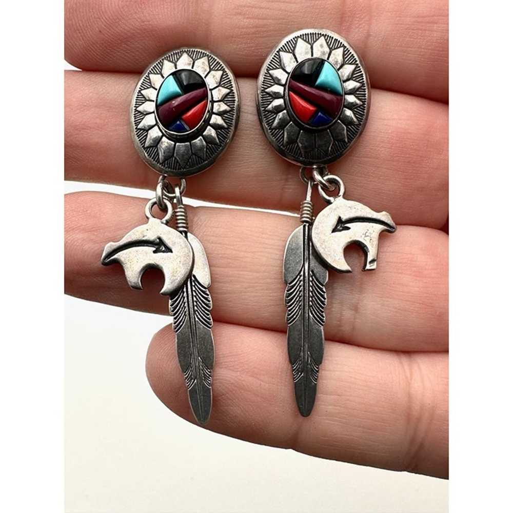 American Southwest Q.T. Womans Earrings Sterling … - image 4