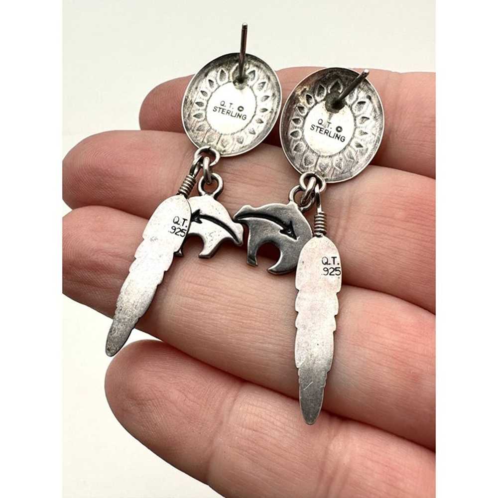 American Southwest Q.T. Womans Earrings Sterling … - image 6