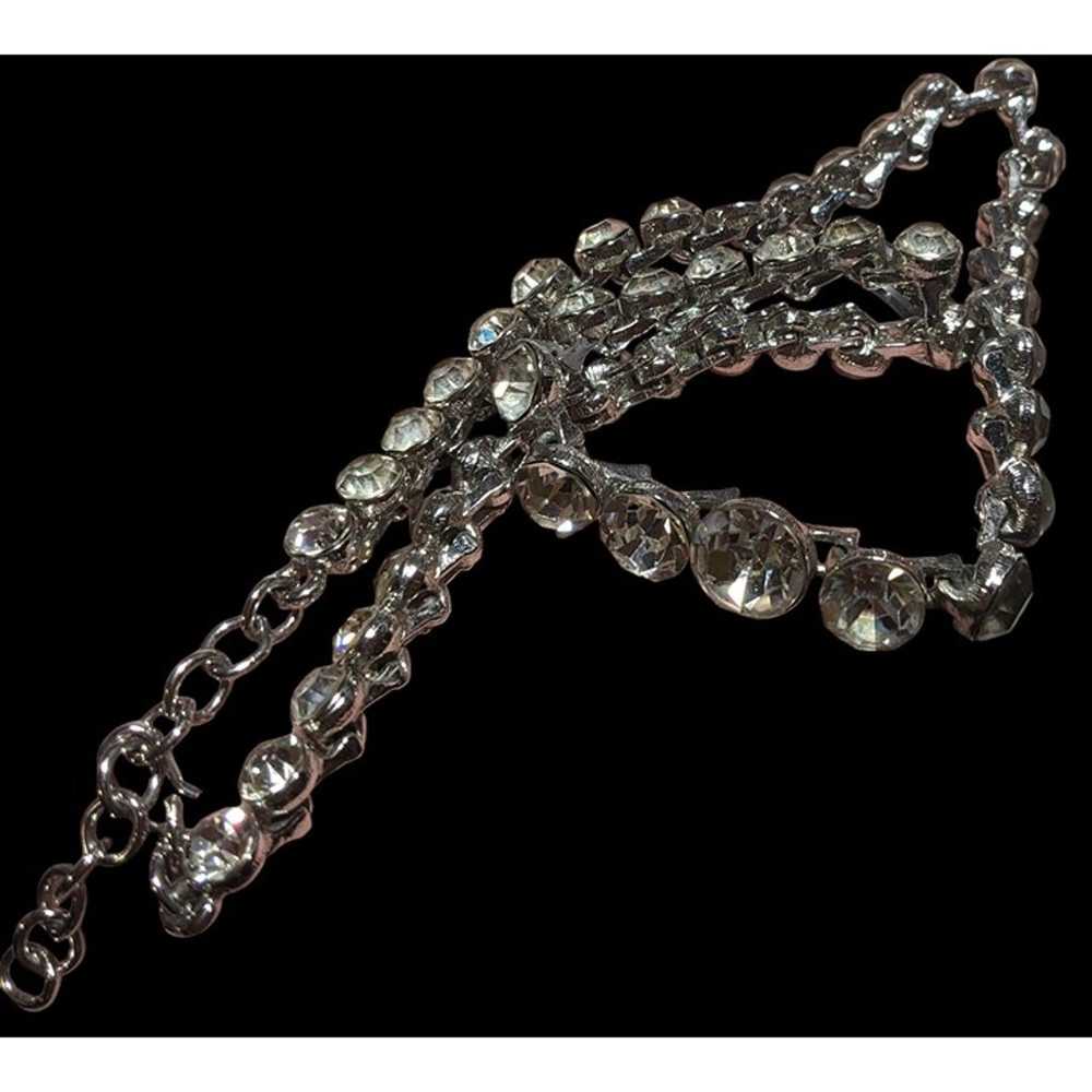 Vintage Monet Sparkling Crystal Necklace - image 5