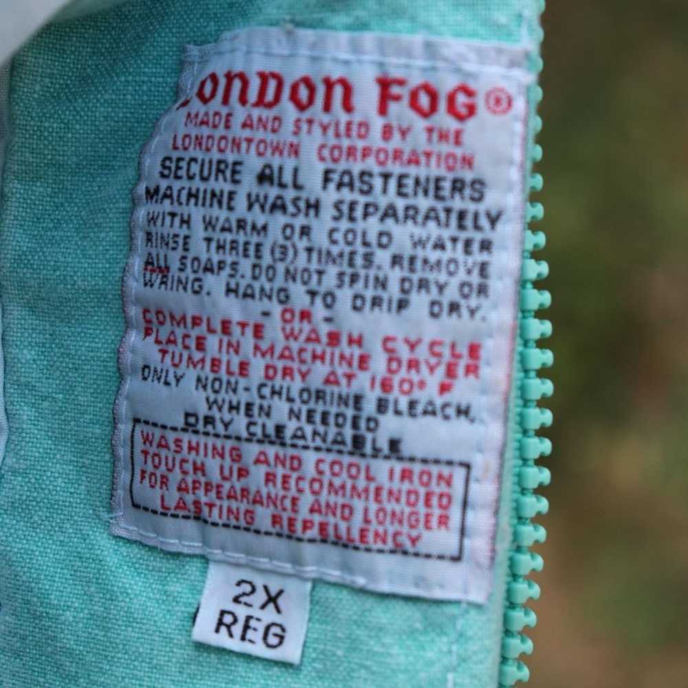 London Fog London Fog Women’s Vintage Light Blue … - image 7