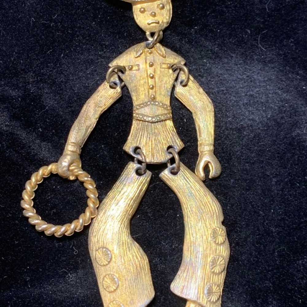 Rare Vintage Articulating Cowboy - image 2