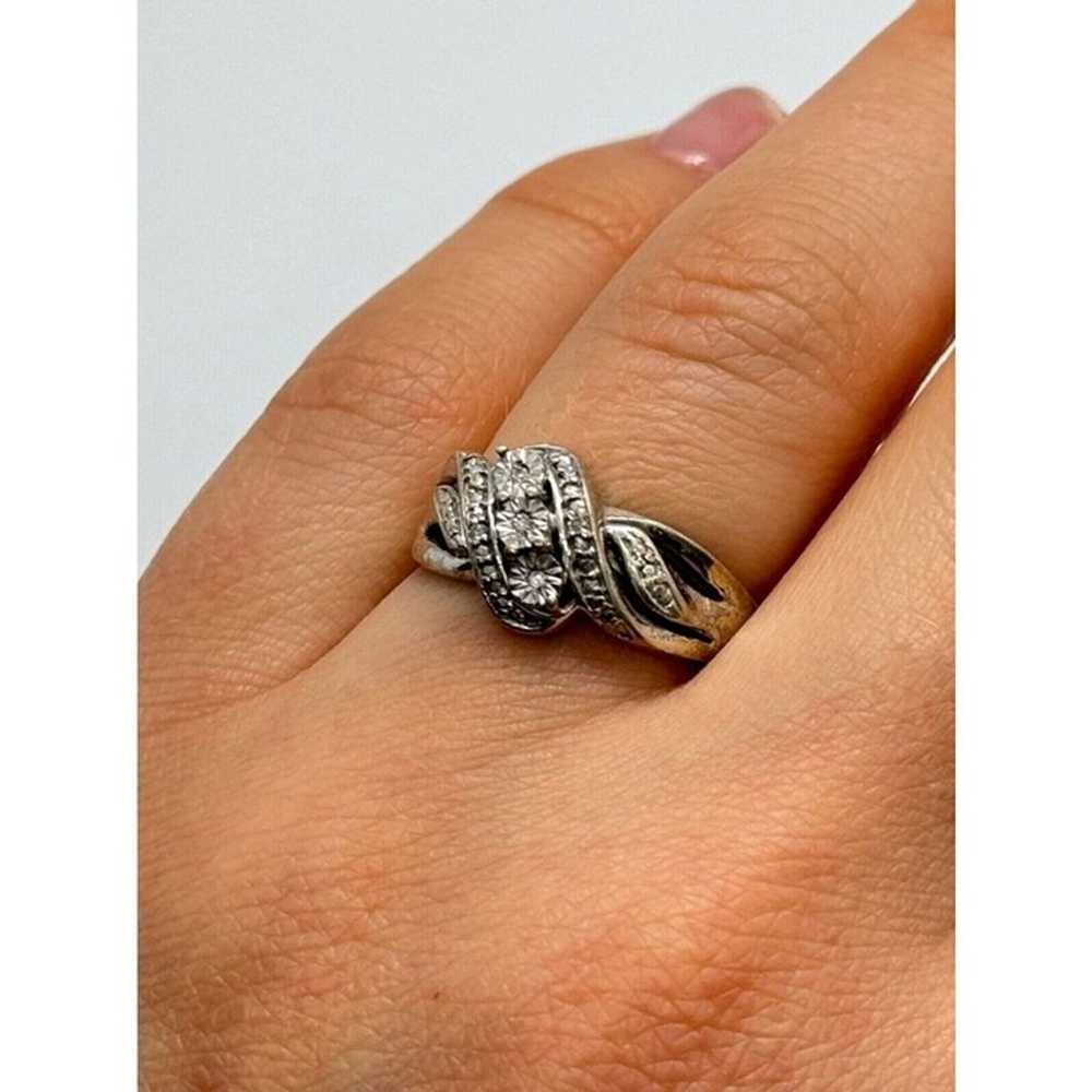 925 STERLING SILVER GOSHENITE RING SIZE 6.5 - image 4